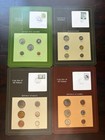 Franklin Mint Coin Sets Of All Nations Lot Of 9 W  Card Malta Zambia Swiss Japan