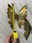 Vintage Home Interiors Metal Butterflies Set Of 2 Wall Decor