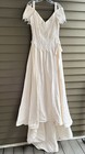 Rare Find     Mon Cheri Bridals Pure Silk Wedding Dress     Size 12