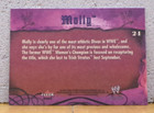 Cool Old Vintage Nice Looking Wwe Aggression Wrestling Card Hot   Sexy Molly