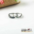 Attack On Titan  925 Silver Ring Eren Jaeger Levi Ackerman Cosplay Jewelry Gifts