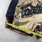 Fairftex Thai Boxing Thaismai Kombat Boxing Muay Shorts Men   s Size M Gold  3e