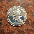 1968 Panama 1 2 Balboa Coin - Proof -  400 Silver - Only 43 193 Minted -  b6743
