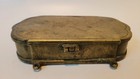 Beautiful  Antique 18th     19th Century Brass Tobacco Box