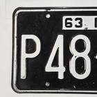 1963 Massachusetts License Plate     free         Vintage Antique Ma Tag P48 973
