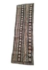 Vintage Ceremony Tapa Cloth In Vegetable Bark With Oceania Polynesia Pattern