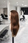 Cosmetology Mannequin Head 24    100  Real Human Hair Training Practice Styling