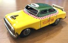 Japan Tin Friction Yellow Cab W  Box