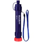 Water Filter Straw Set 2xcollapsible Water Bottle camping Water Purifying Device