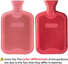 Premium Classic Rubber Hot Water Bottle  red 