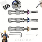 3pc 7 Pin Advanced Tubular Lock Tool Set For Padlock Hook Tool Seal Pick Puller 