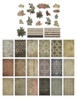 Tim Holtz Halloween Worn Wallpaper Scraps 44 Pcs Th94147 2021