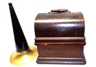 Edison Model A Fireside Cylinbder Phonograph And Horn