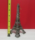 Silver Eiffel Tower Paris France Tourist Souvenir Plastic Hanging Ornament 6 