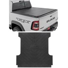 Rough Country Hard Tri-fold Flip Up Bed Cover   Mat For 19  Ram 1500 W  67  Beds