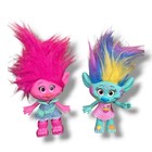 Dreamworks Hasbro Poppy   Harper Trolls Dolls   2015  Dressed