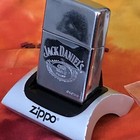 Zippo Lighter 2010 Chrome Jack Daniels Used But Nice 