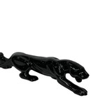 Royal Haeger Vintage Black Panther Art Pottery 23    Head To Tail Statue 1980s