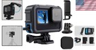 Gopro Protective Frame Mount Kit With Cold Shoe   Lens Caps For Hero 9-13