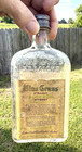 Rare Antique Original   Blue Grass American Burbon   Paper Label Bottle 