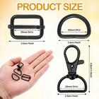 56 Pieces D Rings For Purse Bag Hardware Purse Hardware For Bag Making Buckles C