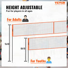 Vevor 4-way Volleyball Net Adjustable Volleyball Game Set With Ball Carry Bag