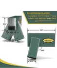 Eastern Jungle Gym Easy 1-2-3 A-frame Swing Set