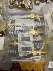 Rubber Air Brake Connection W spring 3 8 x 1 2    Lot Of Brass Semi Fittings