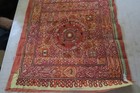 Antique Central Asian Or Middle Eastern Hand Embroidered Suzani Cloth 32  X 18 