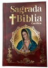 Sagrada Biblia Catolica Familiar Rojo Holy Bible Red Catholic Family