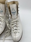 Glacier 120 By Jackson Ice Skates White Girls Size 6 Figure Skates Good