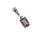 19thc Antique 1ct  Amethyst Scotland 925 Pendant Bible Holy City Medieval Amulet