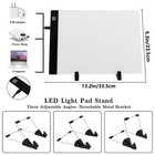 Ratukall 183pcs A4 Diamond Painting Light Pad Kit  Light Board For Diamond Paint