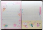 Q-lia Cloud Pop Time Mini Memo Pad 70 Animal Rabbit Character Sweets Made Japan
