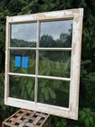 1 - 29 X 23-1 2 Antique Vintage Window Sash Rare Find 6 Pane Frame 1900