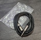 Xlr To 1 4  Trs Audio Cable     Professional Mic instrument Cord  Black