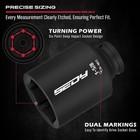 Sae Deep Impact Socket Set 8-piece 1 2-inch Drive Wheel Axle Nut Wrench Large S