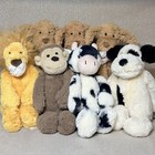 Jellycat London Lot Of 7 Bashfuls Fuddlewuddle Plush Monkey Puppy Lion Cow Jc2