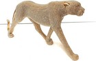7  Decorative Gold Leopard Figurine Textured Resin Home Decor Qmh20232-48