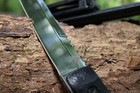 Fixed Tanto D2 Steel Blade Japanese Style Knife G10 Handle   Kydex Sheath Edc