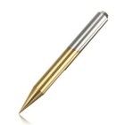 10 Pcs Cnc Engraving Bits Router Bits 0 1mm Tip Titan Coated 1 8  Shank V-bit