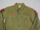 Vintage Boy Scouts Of America Bsa Shirt Boys Large Green Sanforized Uniform
