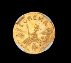 1903 Arms Of California Eureka Fractional Gold Wreath  2 Ngc Ms-64 Fh Noble R7