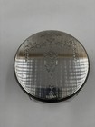Art Deco Era Dresser Vanity Powder Jar Sterling Silver Crystal William B  Kerr