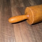 Vintage Antique Primitive Wooden Rolling Pin One Piece Farmhouse Rustic Heavy