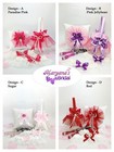Ring Bearer Pillow Flower Girl Basket Set Pink Red Orchid Coral Quartz Lavender