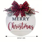 Christmas Wooden Door Hangings Garden Door Background Wall Decorative Hangings