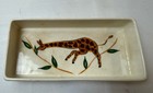 Vintage African Safari Animals  Hand Painteddishes  Donaldson  Mid Century