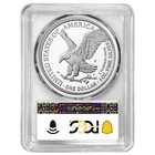 2025-s Proof  1 American Silver Eagle Pcgs Pr69dcam Fs San Francisco Label
