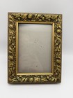 Burnished Gold Wood Ornate Picture Frame 5x7 Baroque Vintage Style
